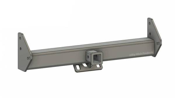 Big Hitch Products - BHP 03-18 Dodge Short/Long Bed BEHIND Roll Pan 2 inch Hidden Receiver Hitch