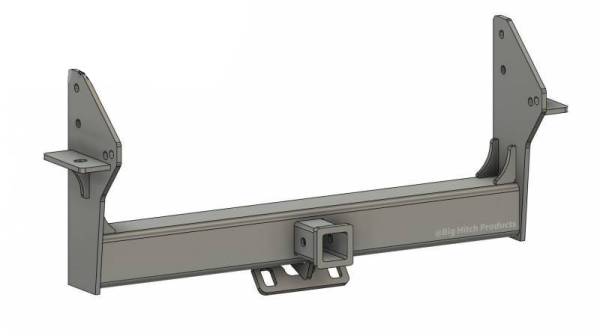 Big Hitch Products - BHP 10-18 Dodge Short/Long Bed BELOW Roll Pan 2 inch Receiver Hitch