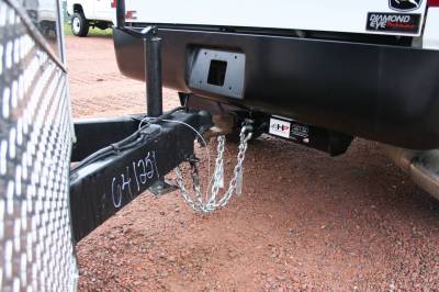 Big Hitch Products - BHP 07.5-19 GM Short Box BELOW Roll Pan 2 inch Receiver Hitch - Image 4