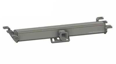Big Hitch Products - BHP 99-18 GM 1500 Short Box BEHIND Roll Pan 2 inch Hidden Receiver Hitch - Image 1