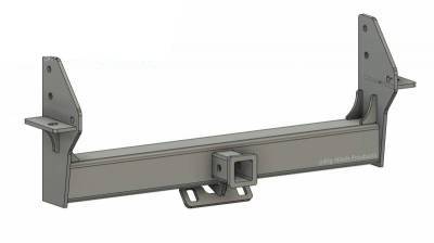 BHP 03-09 Dodge Short/Long Bed BELOW Roll Pan 2 inch Receiver Hitch